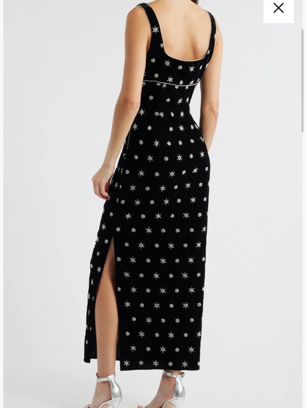 Saylor beaded maxi dress